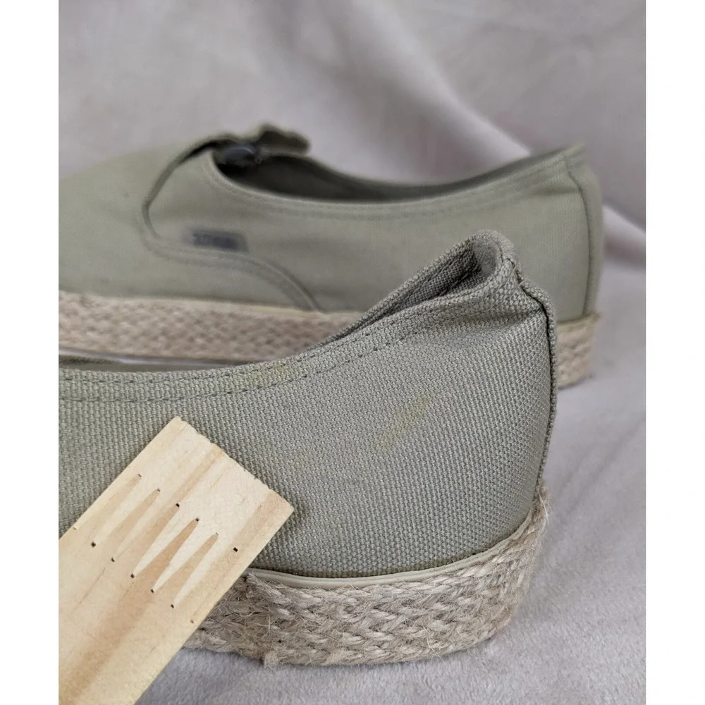 3768 10.5 270/95 Slip‎ On Hemp Wrapped Espadrilles Beige Hawaiian Boat Beach Bum